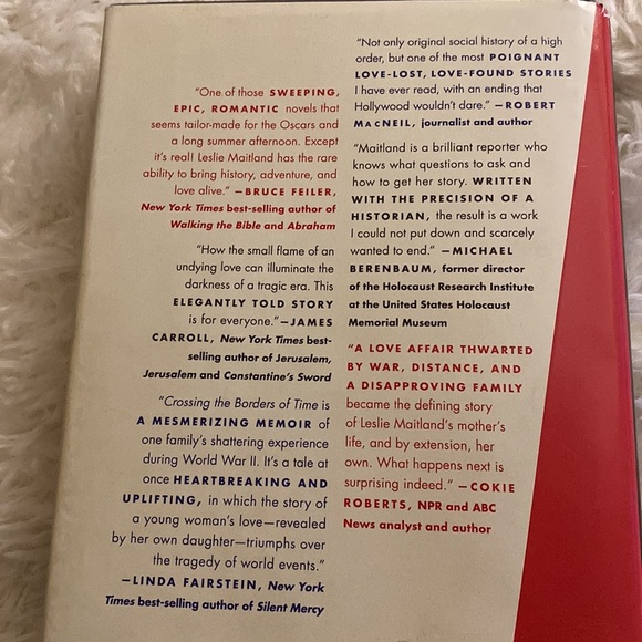 CROSSING THE BORDERS OF TIME A true story of war exile and love reclaimed EUC - Picture 3 of 3